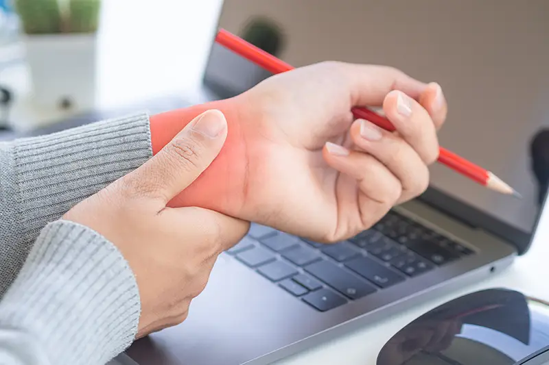Work related wrist injury